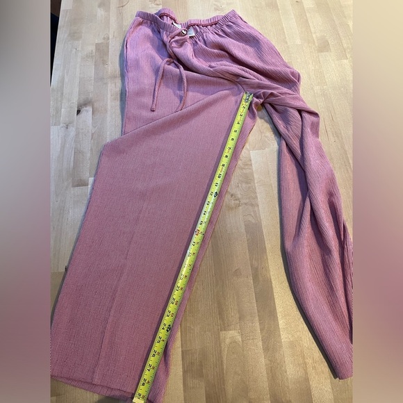 NWT Kathie Lee Woman Vintage Pant Shirt Matching Set Red Checked Size 14-20W - Picture 15 of 16